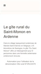 Mobile Screenshot of gite-saint-monon.be